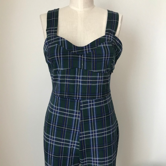 UO Rachel Plaid Jumpsuit - Picture 6 of 8